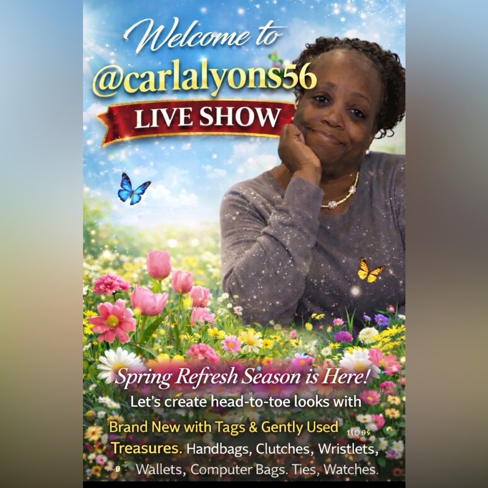 LIVE SHOW @Carlalyons56
New & Gently Used Treasure Alert!